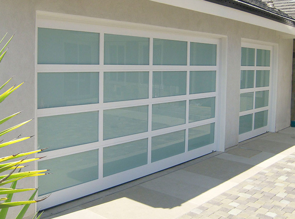 Automatic Overhead Glass Sectional Garage Doors